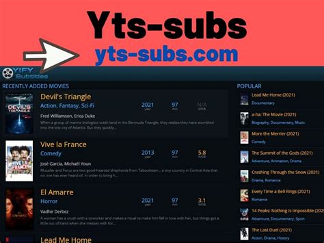 yifi subtitles|YIFY Subtitles .